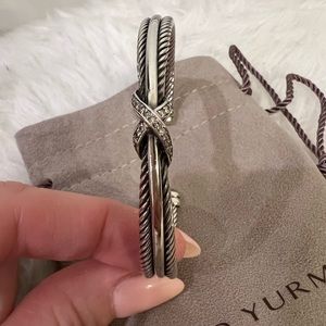 David Yurman Crossover X bracelet with Diamonds